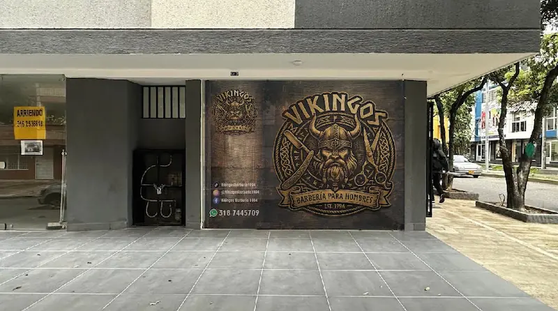 Vikingos Barbería 1994 fachada