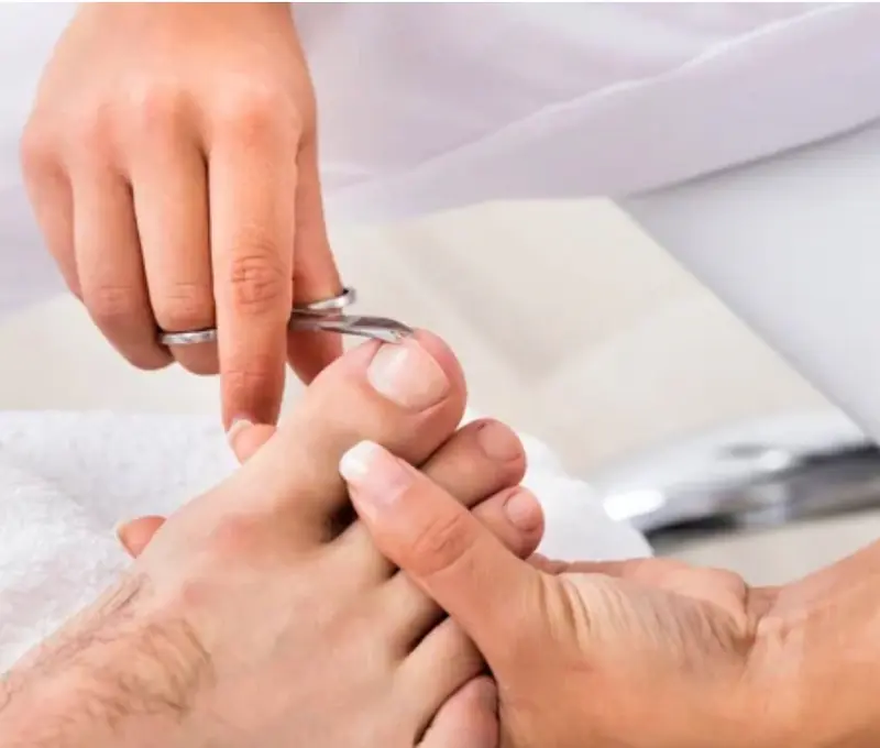 Pedicura de hombre